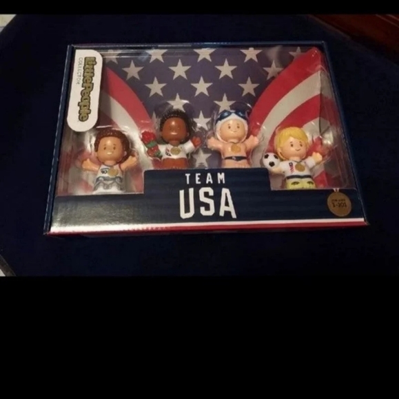 Little People® by Fisher Price TEAM USA OLYMPICS 2020 - Collectors Find BNWT - Picture 7 of 9